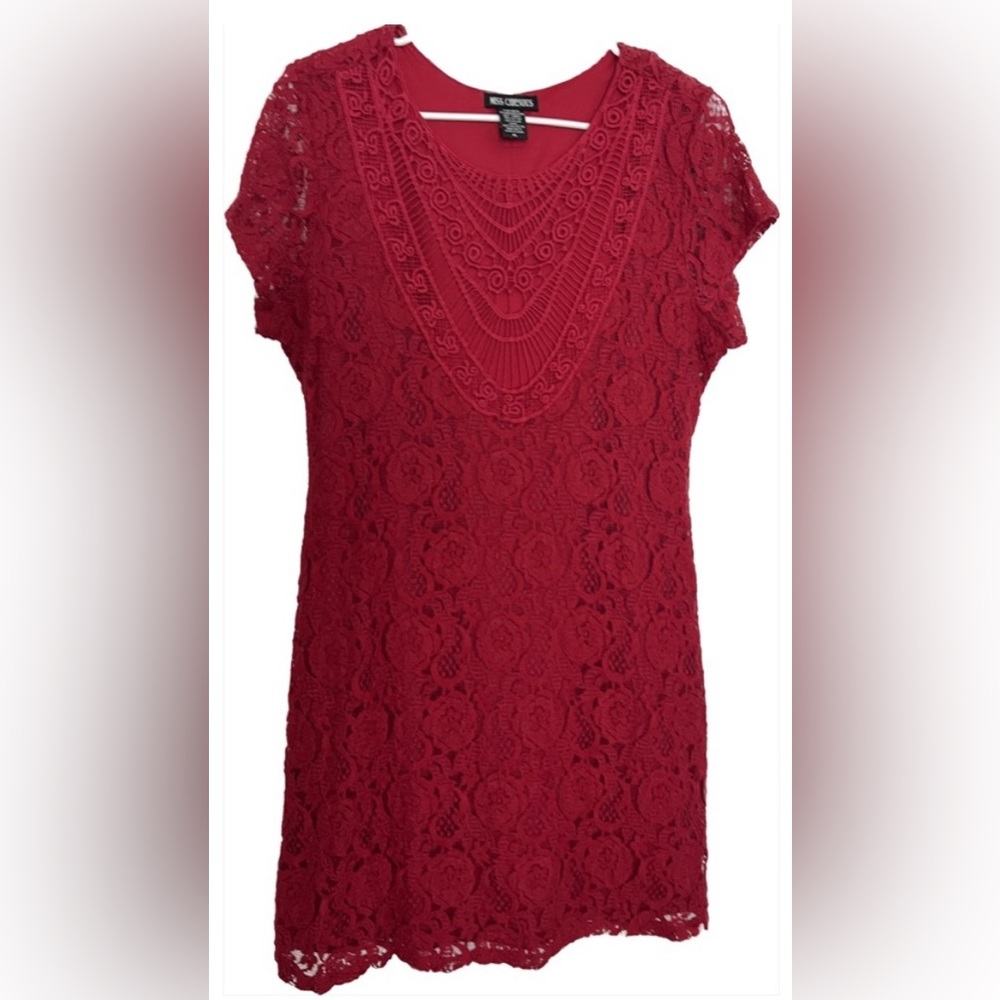 Women’s Red Miss Chevious Dress, XL